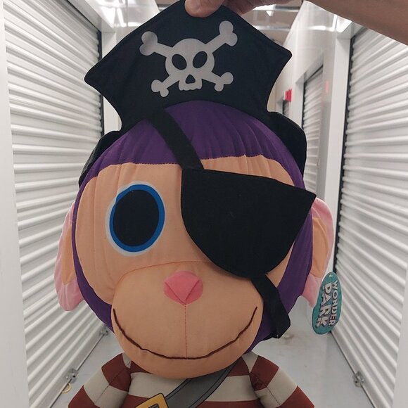 Pirate Monkey Plush Stuffed Animal Toy 10" Chimpanzombie - Picture 1 of 3